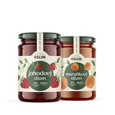 Džemy bez přidan&eacute;ho cukru 4Slim